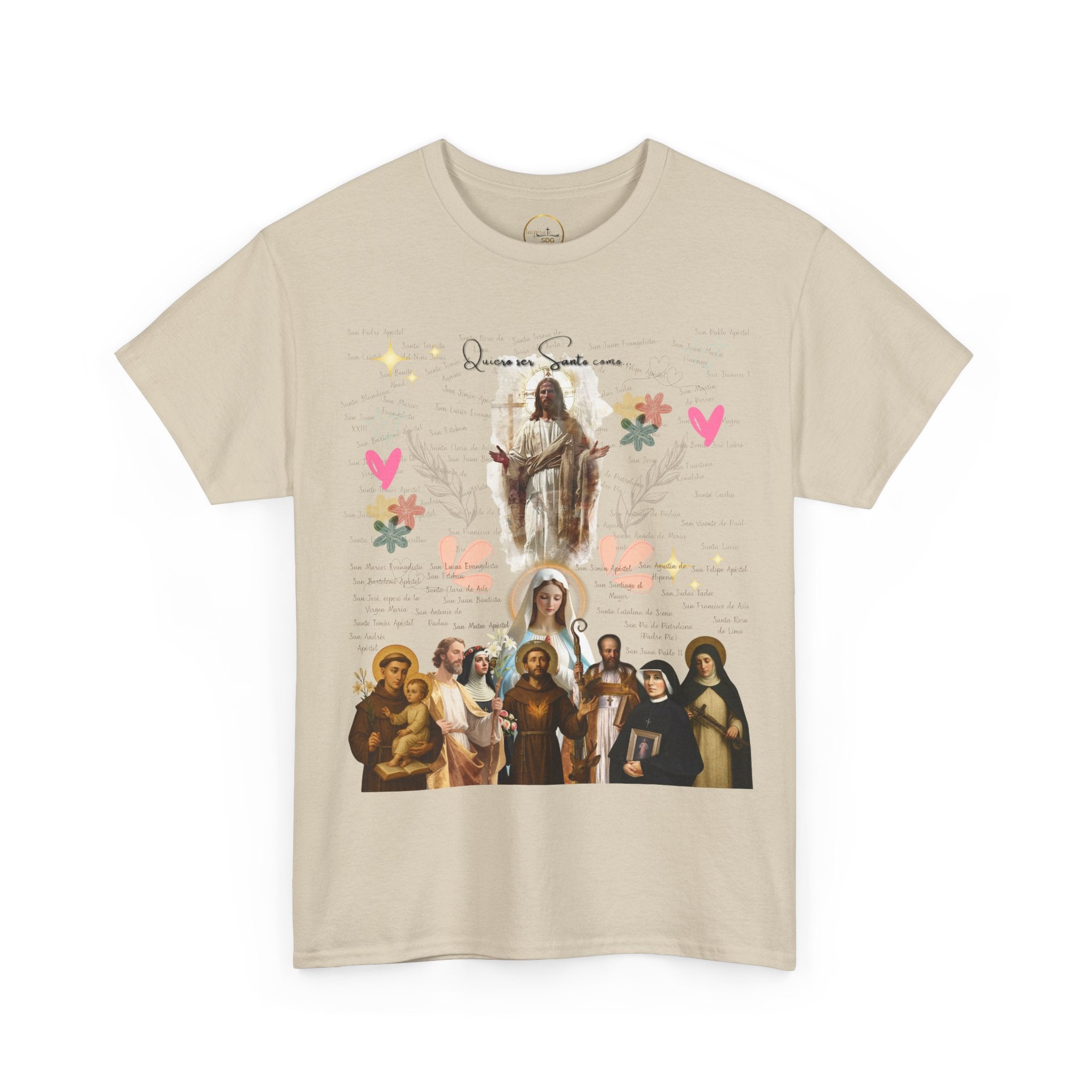 Camisa Damas - Diseño Especial "Quiero ser Santo como..."